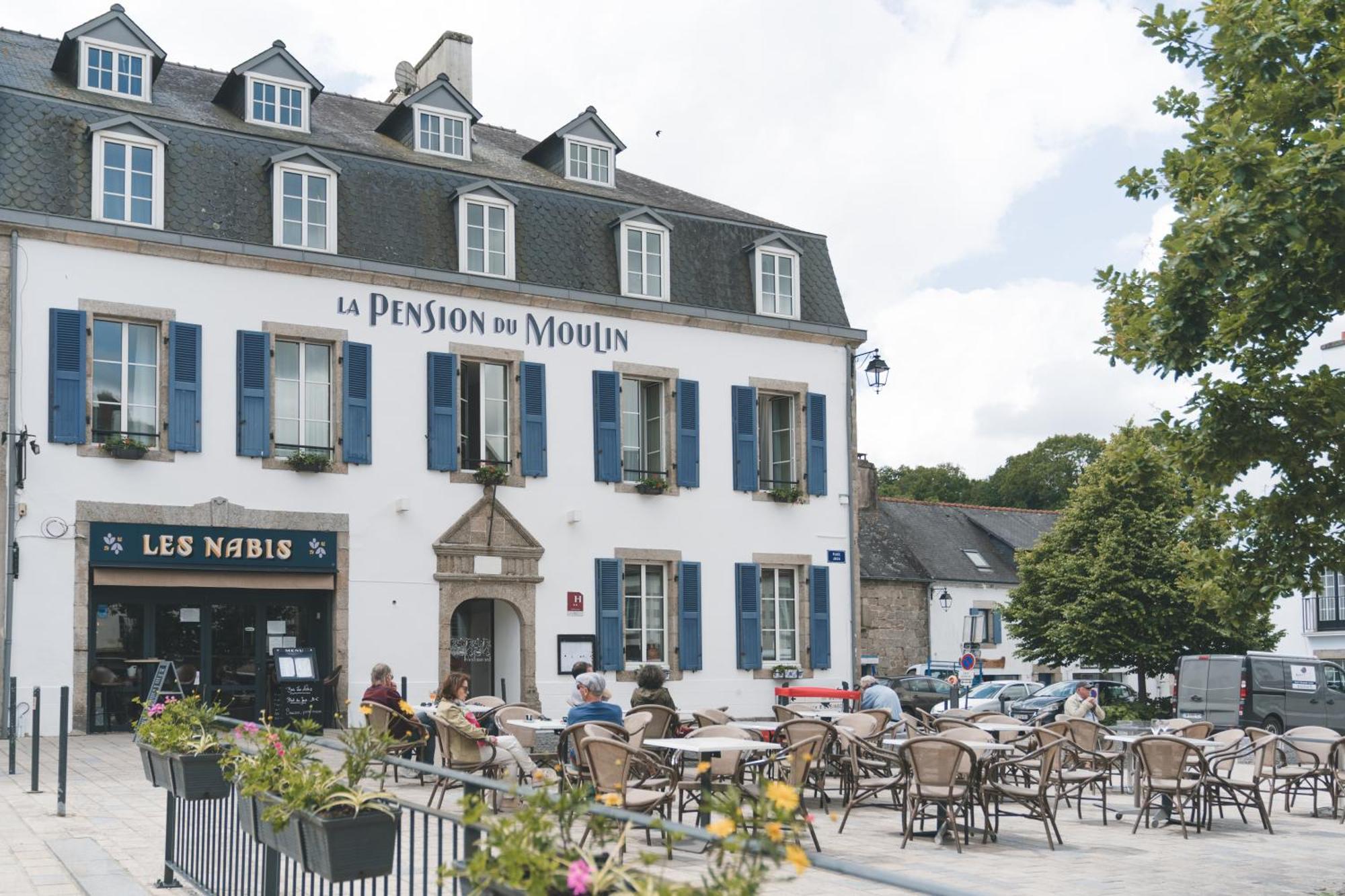 פונט-אוון Logis Hotel Et Restaurant La Pension Du Moulin מראה חיצוני תמונה